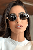 Óculos De Sol Oval Vintage