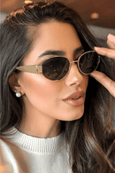 Óculos De Sol Oval Vintage