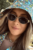 Óculos De Sol Oval Vintage