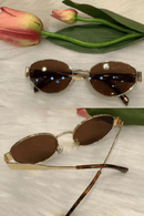 Óculos De Sol Oval Vintage