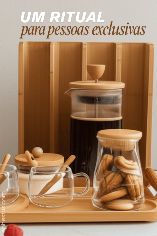 Prensa Francesa - Vidro & Bambu