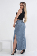 Saia Jeans | Cintura Alta