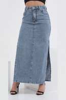 Saia Jeans | Cintura Alta