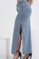 Saia Jeans | Cintura Alta